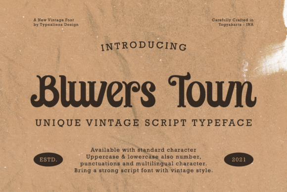Bluvers Town: Elevating Design with Vintage Precision