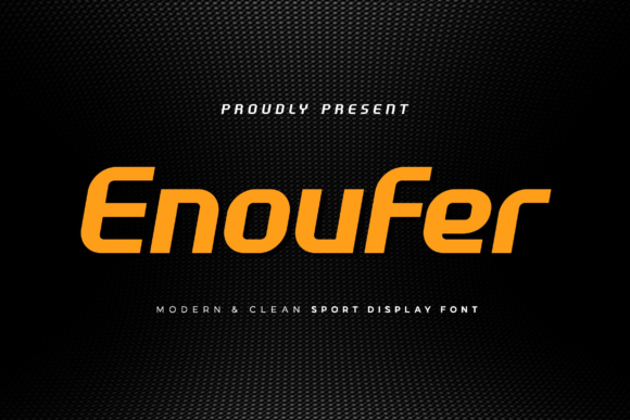 Enoufer: Bold Typography for High-Impact Visual Design