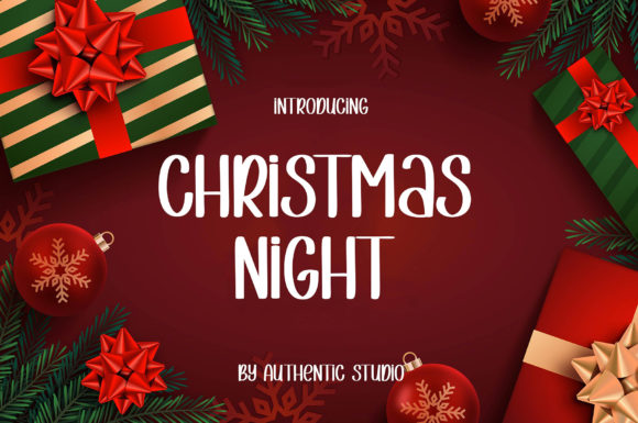 Evaluating Christmas Night: A Practical Guide to This Clean Display Typeface