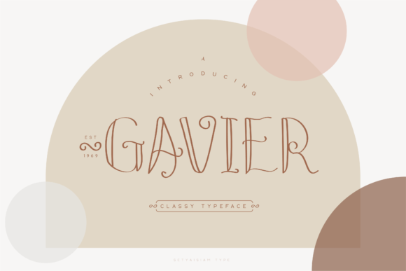 Gavier: Elevating Design with Refined Typography