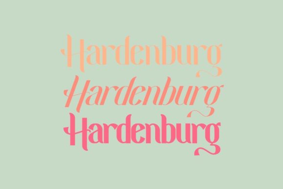 Hardenburg Display Font Review