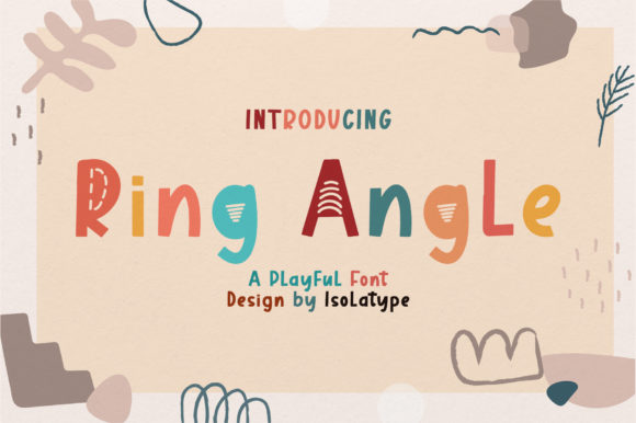 Ring Angle: A Cheery Display Font for Creative Projects