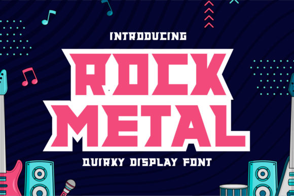 Rock Metal: A Bold Display Font for High-Impact Design