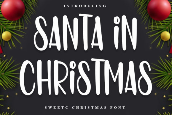 Santa in Christmas: A Versatile Display Font for Festive Projects
