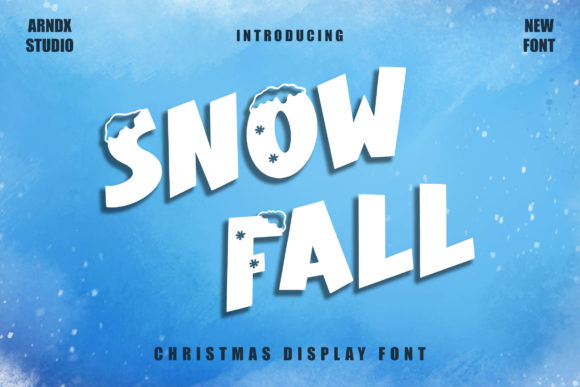 Snow Fall Font Review: A Playful Display Type for Creative Projects