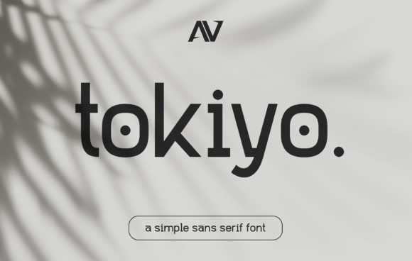 Tokiyo: The Minimalist Font for Modern Design