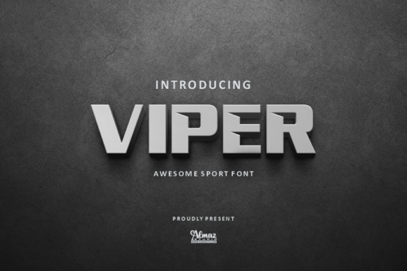 Viper: The Modern Display Font for Bold Creative Projects